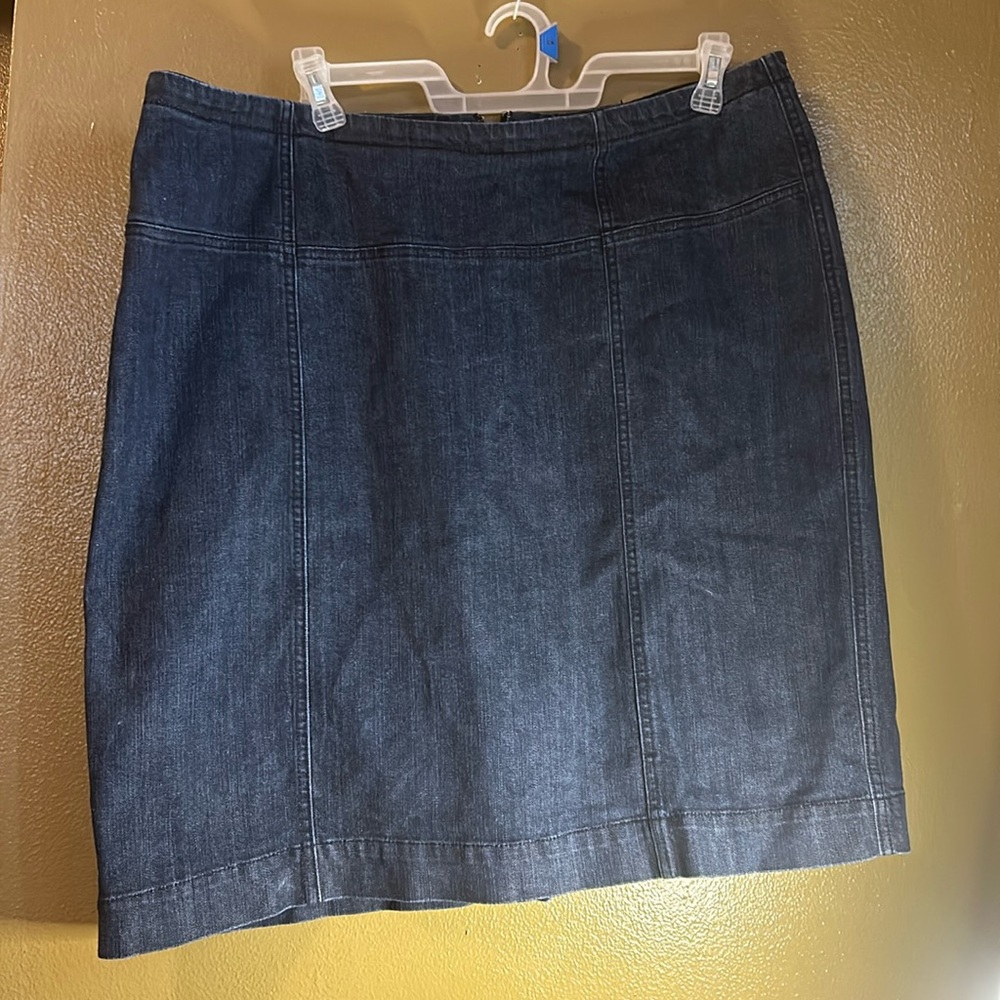 Anne Klein Denim Skirt